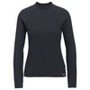 Damen Langarmshirt mit Turtleneck  dunkelblau