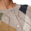 Damen Strickjacke mit Rautenmuster