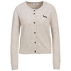 Damen Strickjacke mit Dackel-Stickerei
