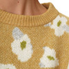 Damen Strickpullover mit Allover-Muster