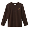 Jongensshirt met lange mouwen en kleine print