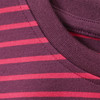 Meisjes-T-shirt met lange mouwen en strepen