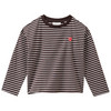 Meisjes-T-shirt met lange mouwen en strepen