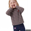 Meisjes-T-shirt met lange mouwen en strepen