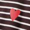 Meisjes-T-shirt met lange mouwen en strepen