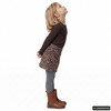 Meisjesbroek van corduroy met luipaardprint