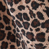 Meisjesbroek van corduroy met luipaardprint