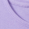 Mädchen Langarmshirt in Rippstruktur