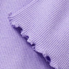 Mädchen Langarmshirt in Rippstruktur
