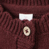 Mädchen Strickjacke mit Blumen-Stickerei