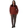 Damen Strickpullover mit Rippstruktur