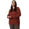 Damen Strickpullover mit Rippstruktur