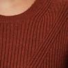 Damen Strickpullover mit Rippstruktur