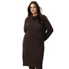 Damen Strickkleid mit Rollkragen