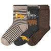 3 Paar Jungen Socken mit Waldtieren
