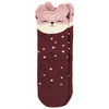 3 Paar Mädchen Socken mit Tiergesichtern