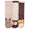 3 Paar Mädchen Socken mit Tier-Motiven