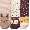 3 Paar Mädchen Socken mit Tier-Motiven
