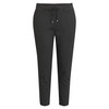 Damesjoggingbroek met trekkoord donkergrijs