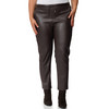 Damen Jogpants in Leder-Optik