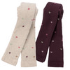 2 Mädchen Frottee-Leggings mit Baumwolle