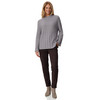 Damen Strickpullover mit Zopfmuster