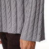 Damen Strickpullover mit Zopfmuster