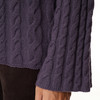 Damen Strickpullover mit Zopfmuster