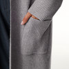 Damen Strickjacke im Long-Style