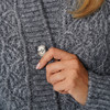 Damen Strickjacke mit Wollanteil