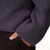 Damen Strickpullover mit V-Ausschnitt