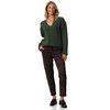Damen Strickpullover mit V-Ausschnitt