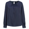 Damen Bluse mit Cut-Out dunkelblau