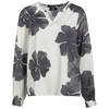 Damen Satinbluse mit Allover-Print