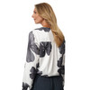 Damen Satinbluse mit Allover-Print