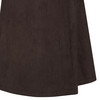 Damen Wickelrock in Veloursleder-Optik