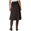 Damen Wickelrock in Veloursleder-Optik