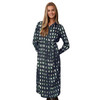 Damen Satinkleid mit Allover-Print