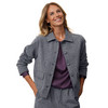 Damen Jacke in Melange-Optik