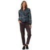 Damen Jogpants in Veloursleder-Optik