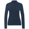Damen Langarmshirt mit Rollkragen dunkelblau