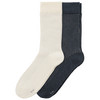 2 Paar Herren Socken mit Rippe