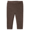 Baby Merino-Strickhose unifarben braun