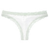 Damen String mit Kontrast-Spitze