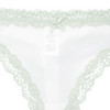 Damen String mit Kontrast-Spitze