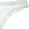 Damen String mit Kontrast-Spitze