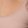 2 Damen Unterhemden mit Spitze