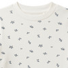 Mädchen Langarmshirt mit Rippstruktur