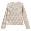 Mädchen Langarmshirt mit Rippstruktur