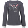 Damen Schlafshirt mit Rücken-Print